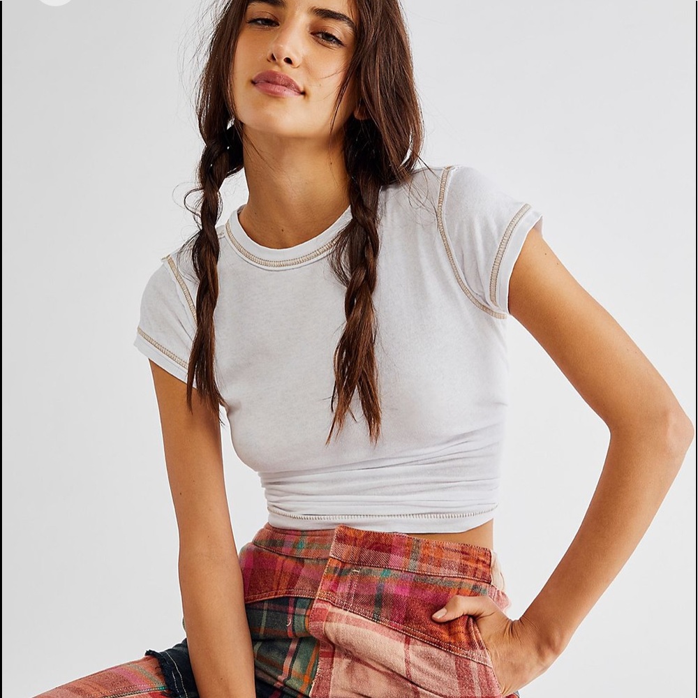 free people let it roll tee shirt